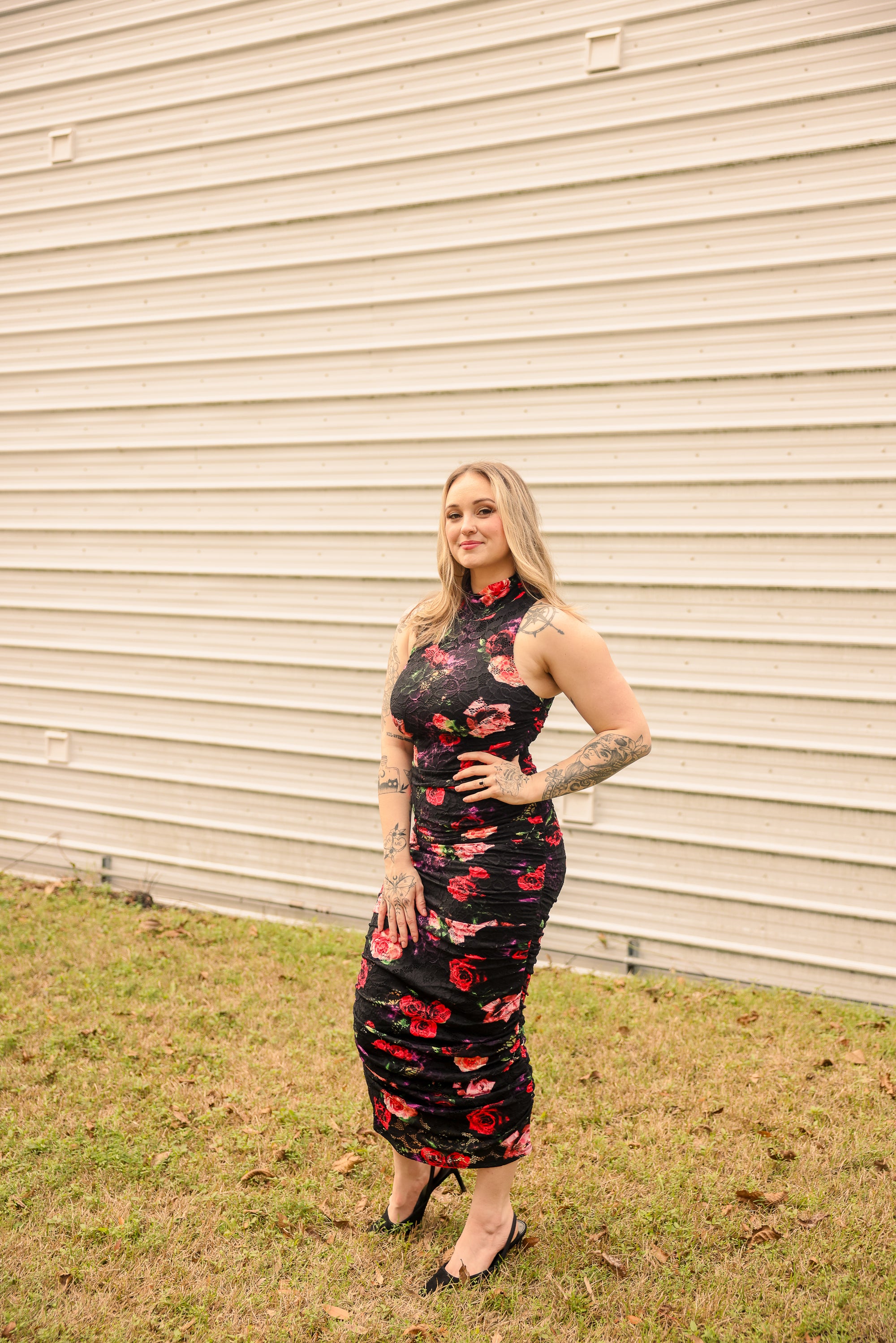 Fiorella Crochet Lace Dress