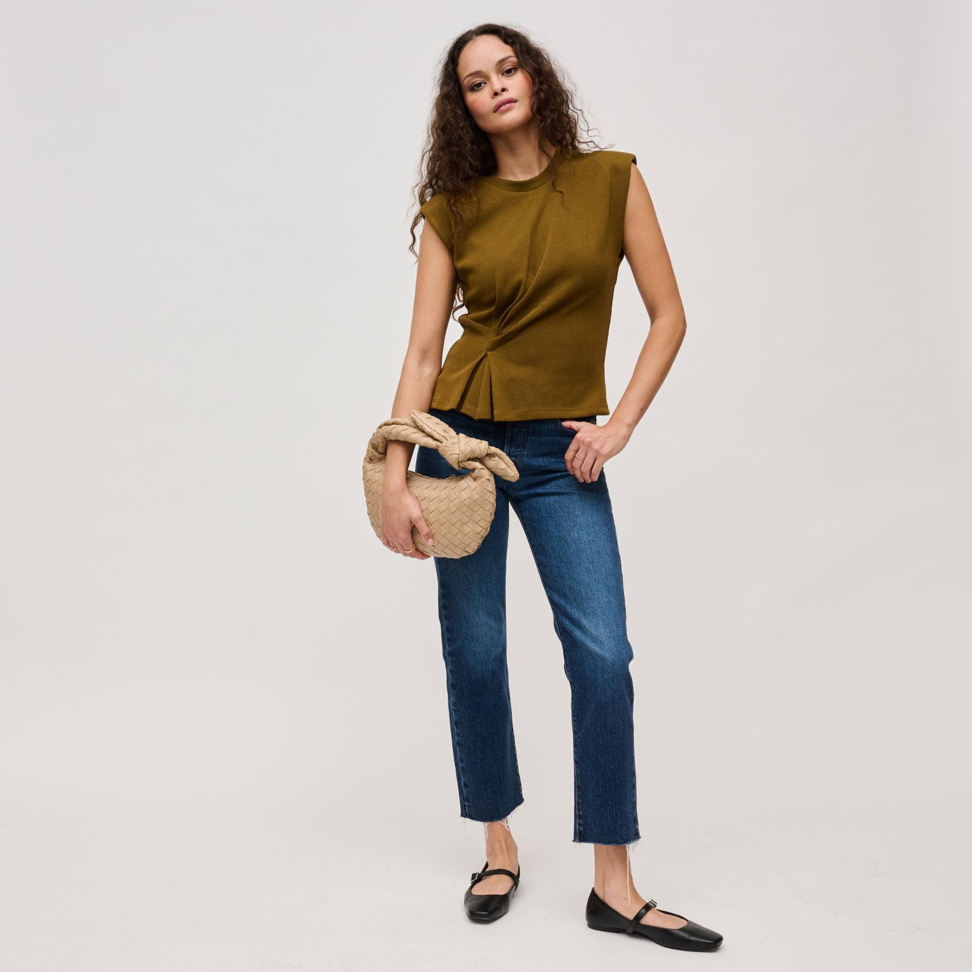 Lizbeth Woven Knot Clutch