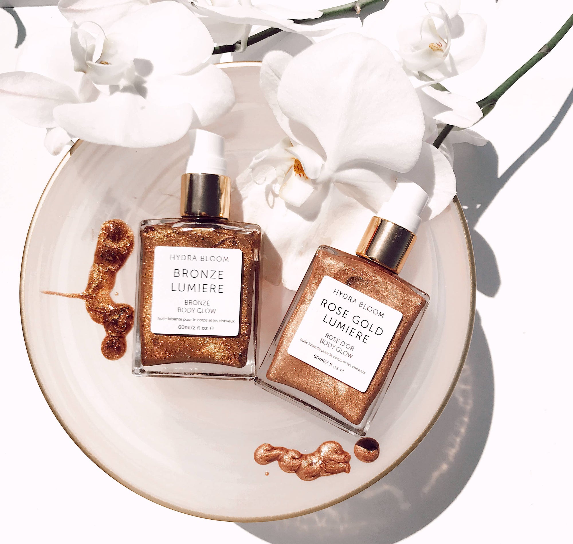 Bronze Shimmer Oil Lumiere  Body Glow 60ml| Summer Beach