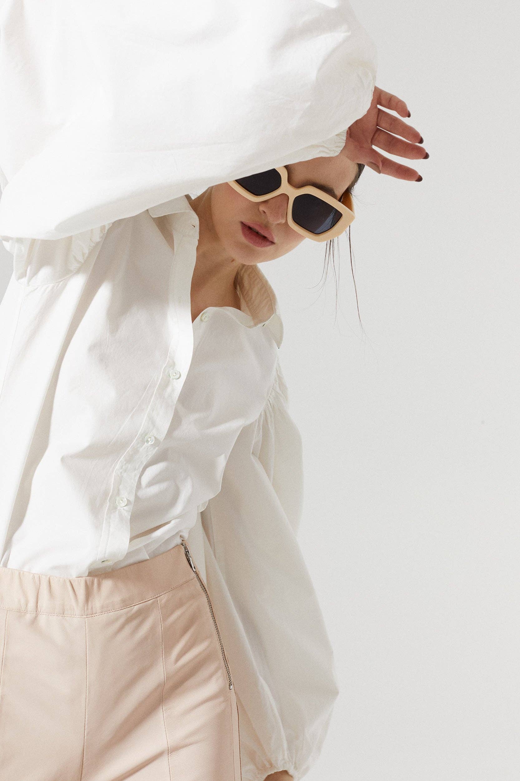 Samba Cotton Poplin Shirt - White
