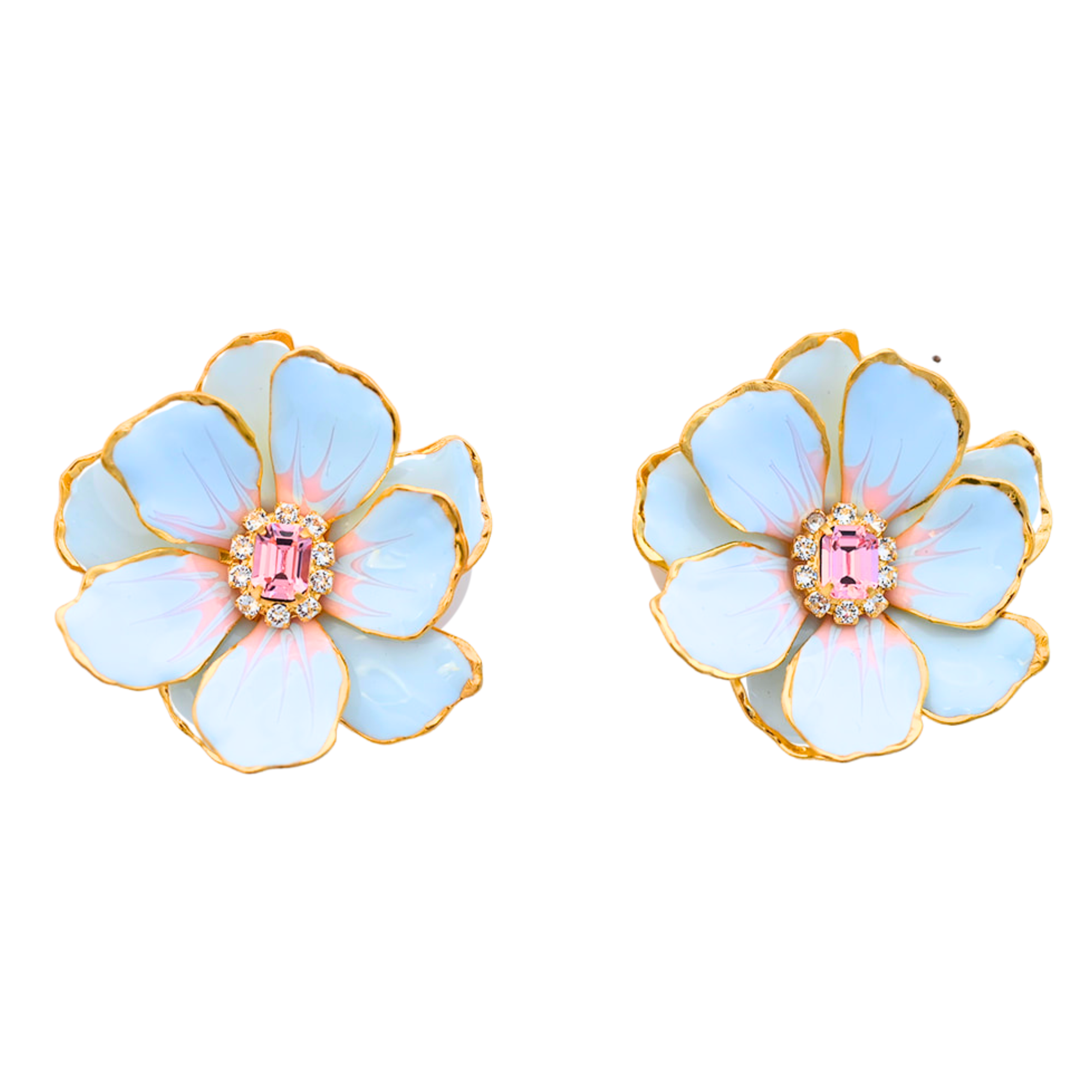 Jewel Box Florals in Baby Blue