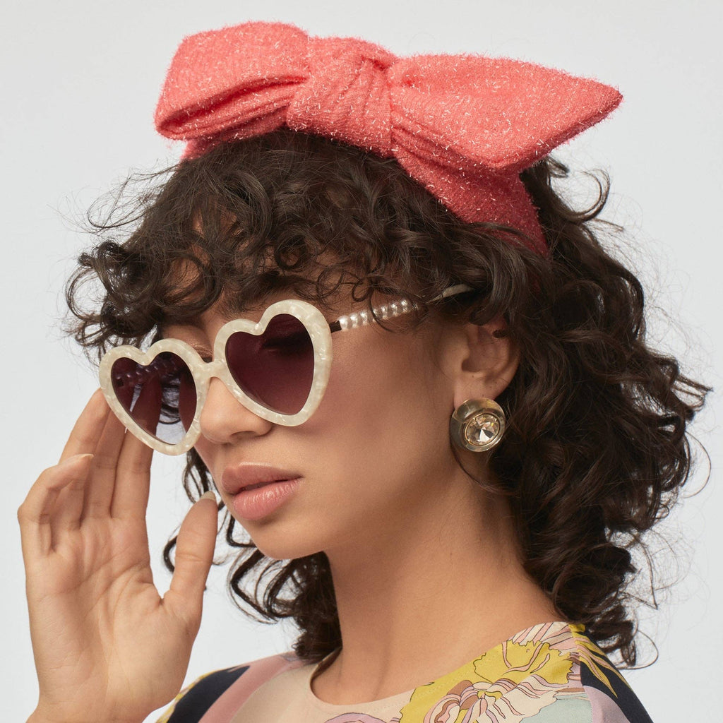 Mother of Pearl Sweetheart Sunglasses