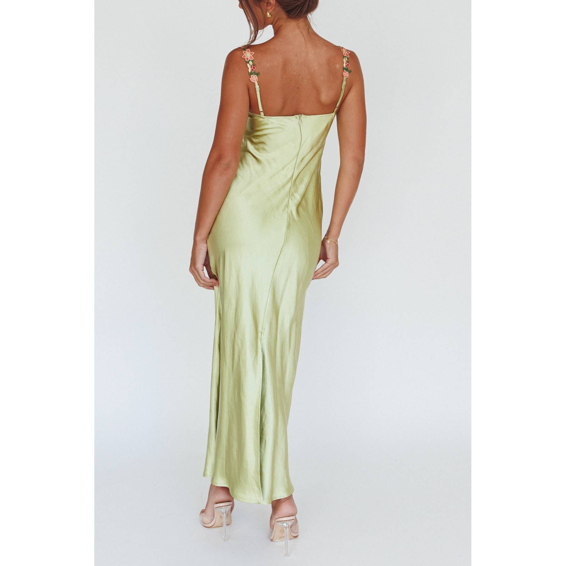Flower Detailed Maxi Dress