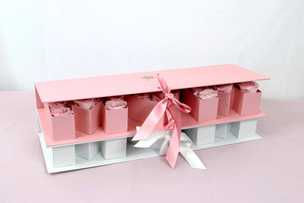 Fillable MOM Letters Flower Gift Box