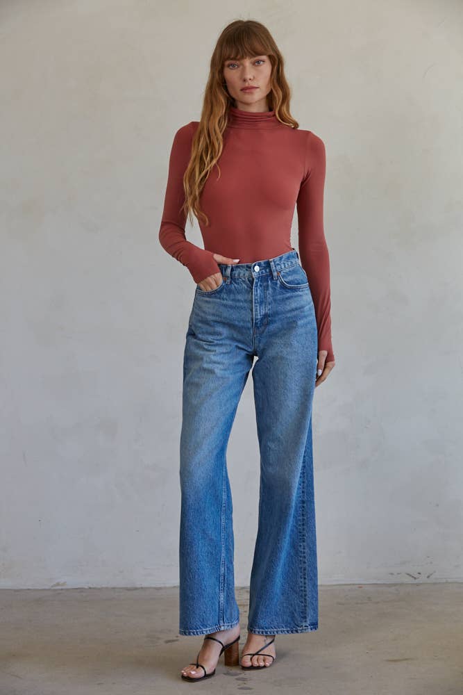Seamless Long Sleeve Bodysuit