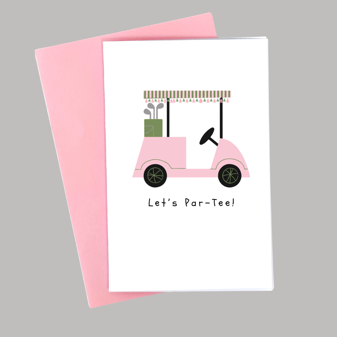 Let's Par-Tee! - Golf Cart Celebration