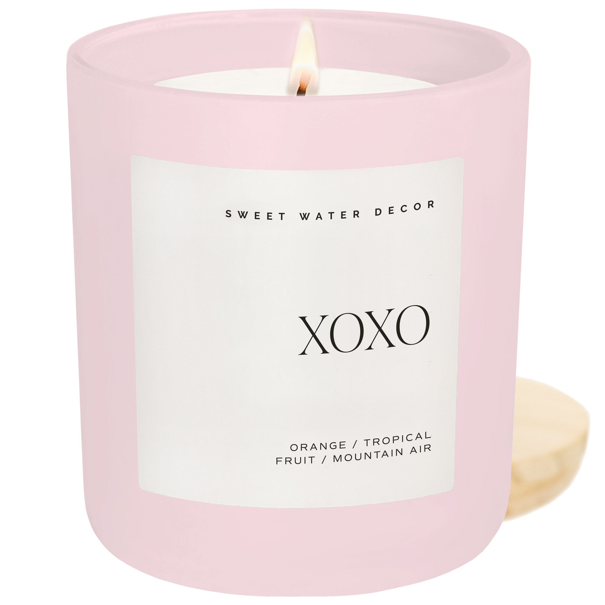 XOXO 15 oz Soy Candle, Matte Jar - Valentine's Day