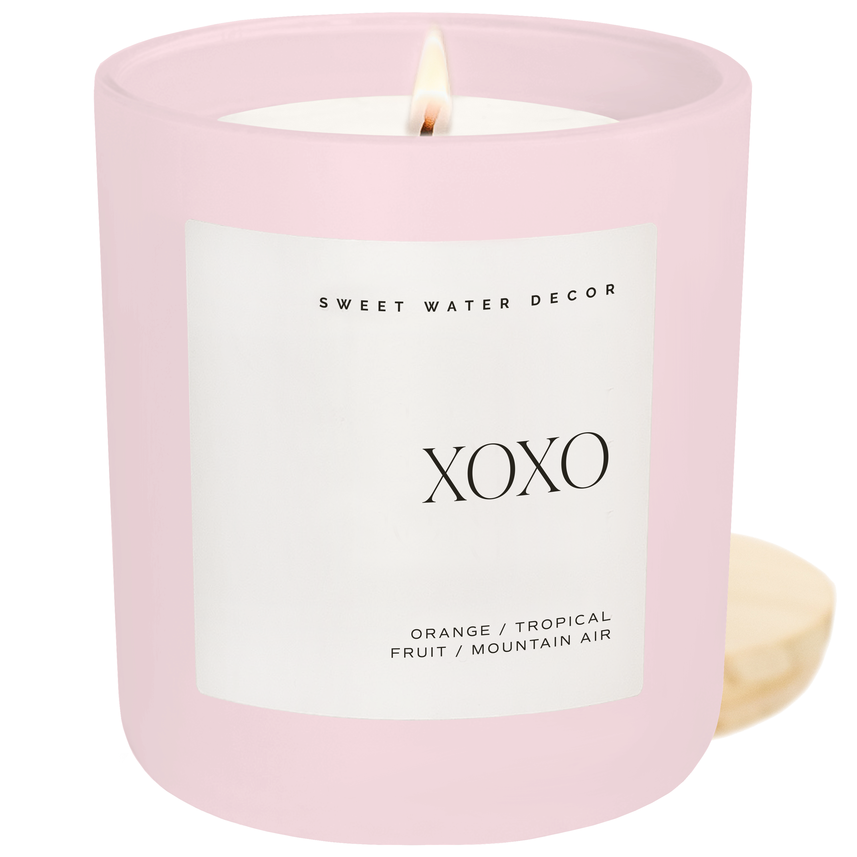 XOXO 15 oz Soy Candle, Matte Jar - Valentine's Day