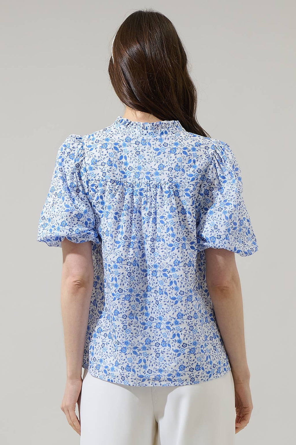 Maisie Floral Idara Button Down Top