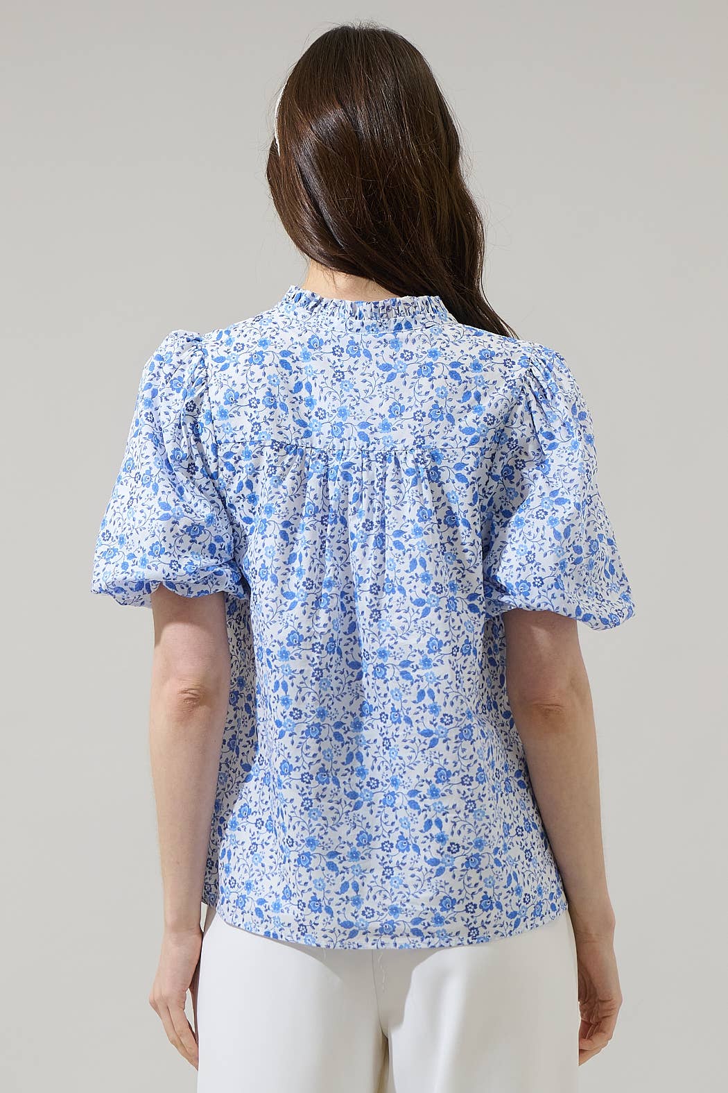 Maisie Floral Idara Button Down Top
