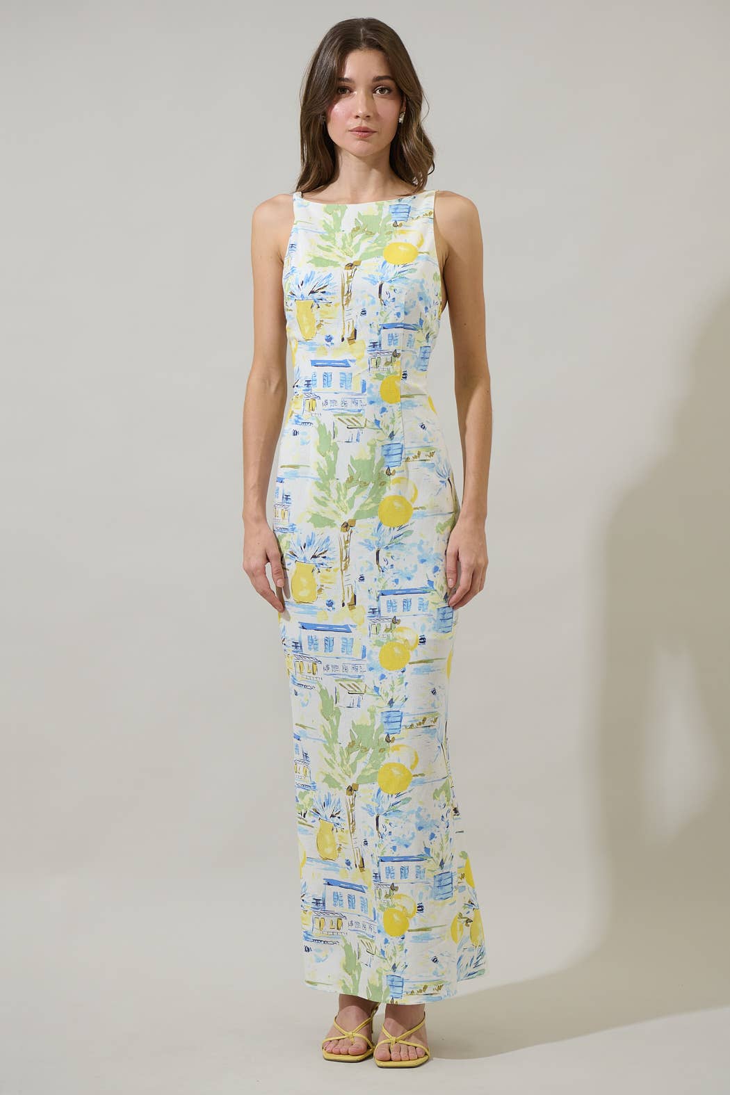 Bart Town Mizie Open Back Midi Dress
