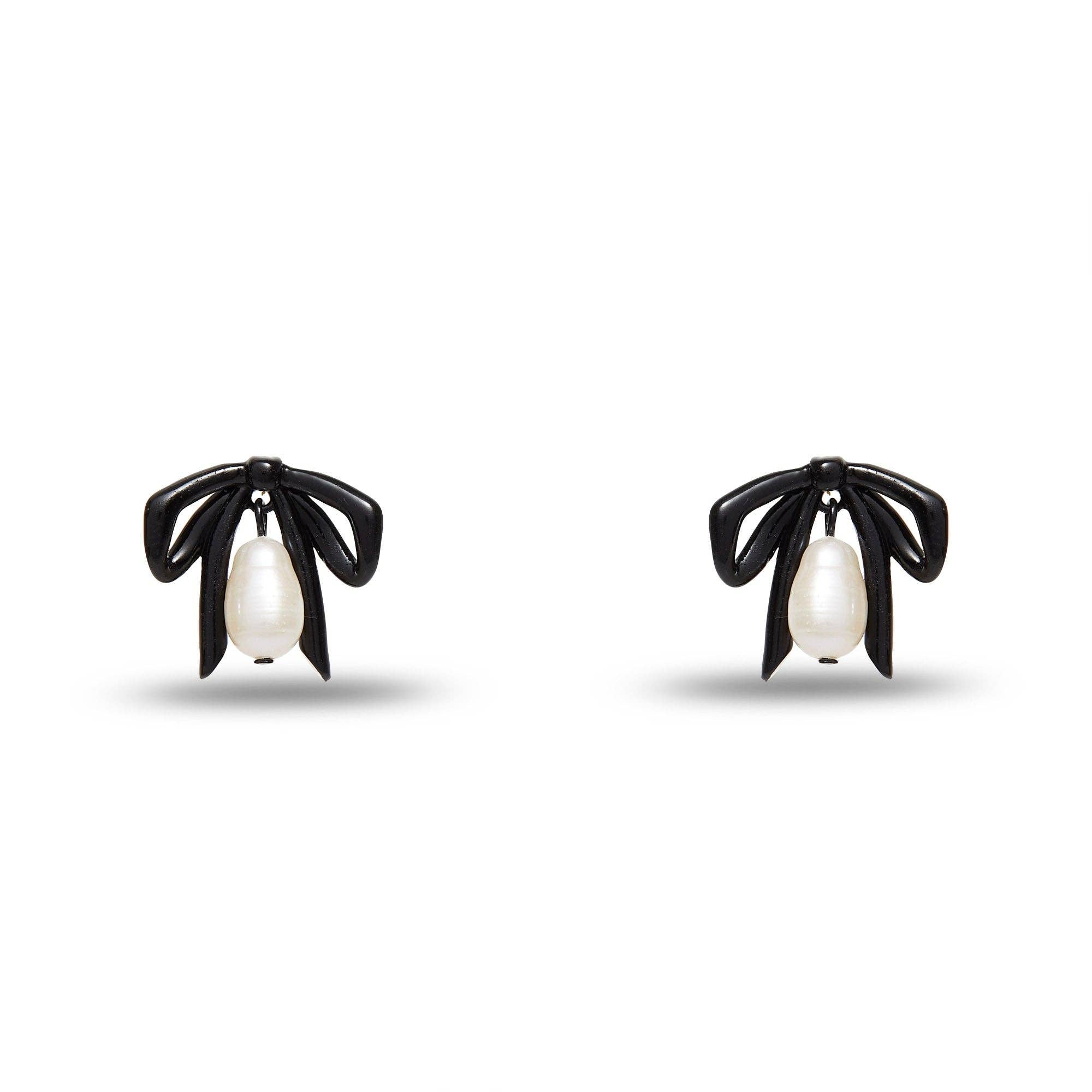 JET THE MET X LELE RENOIR BOW STUD EARRINGS