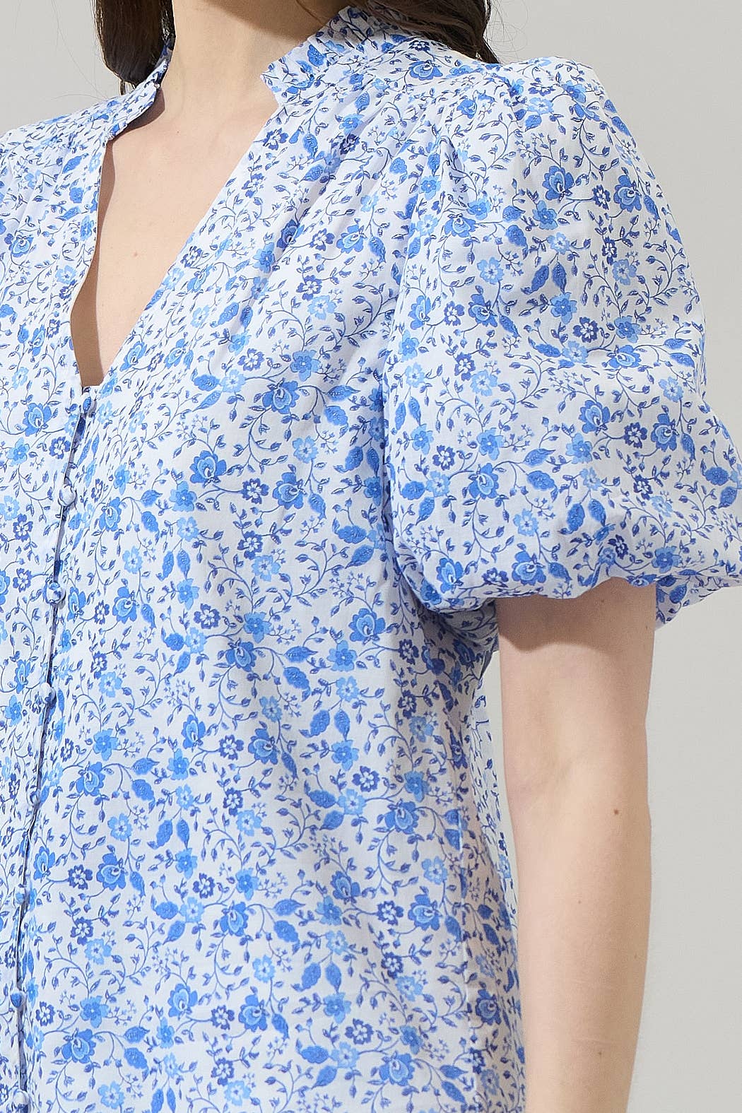 Maisie Floral Idara Button Down Top