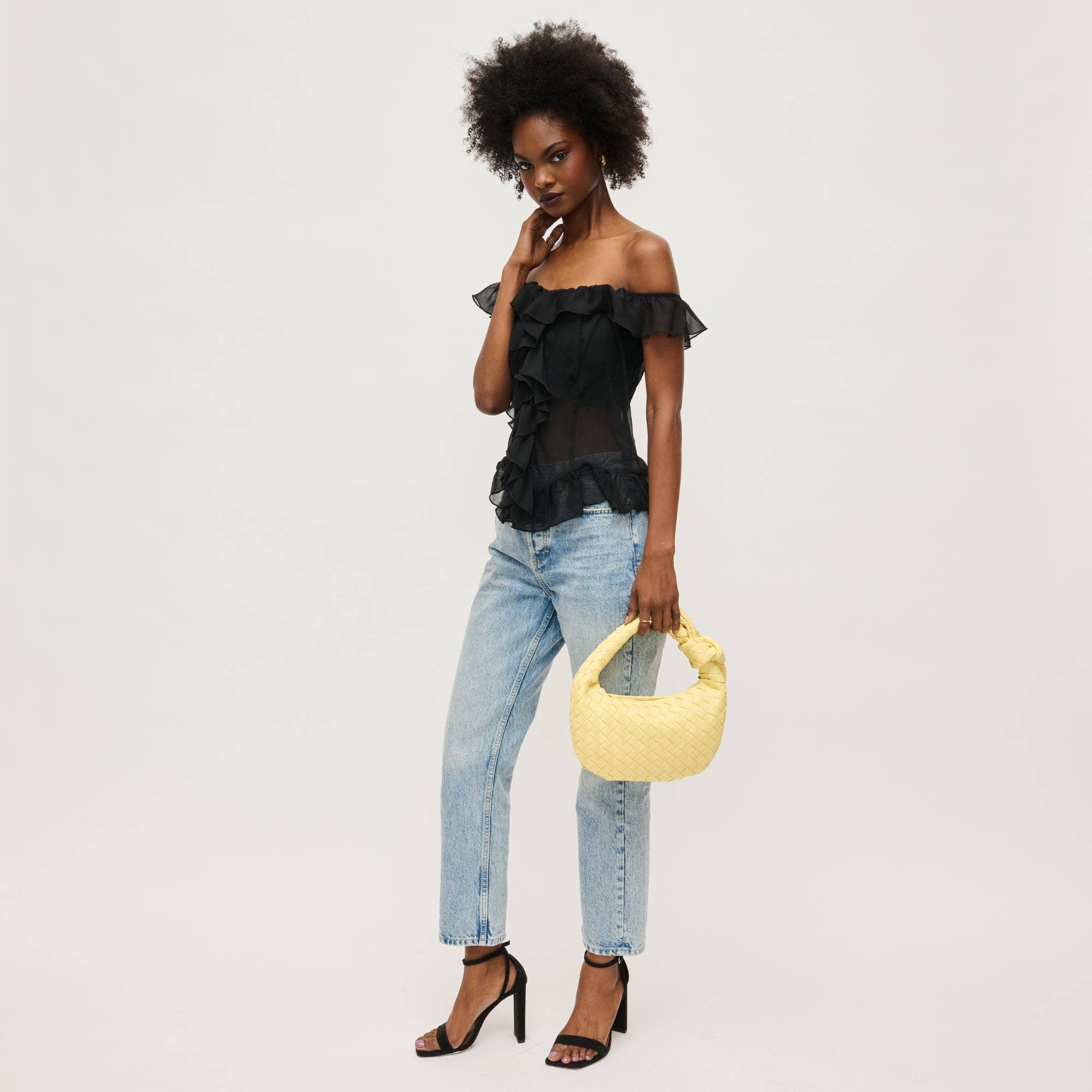 Lizbeth Woven Knot Clutch
