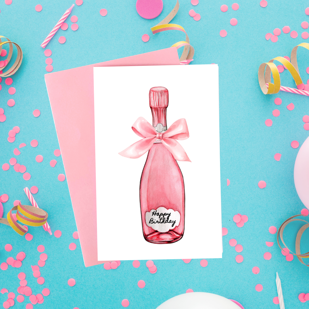 Happy Birthday Bottle