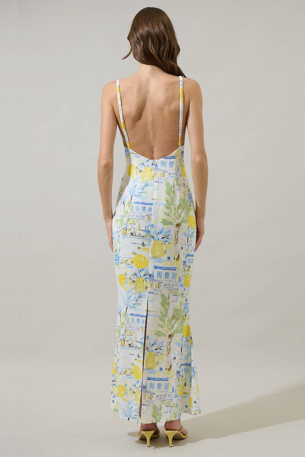 Bart Town Mizie Open Back Midi Dress