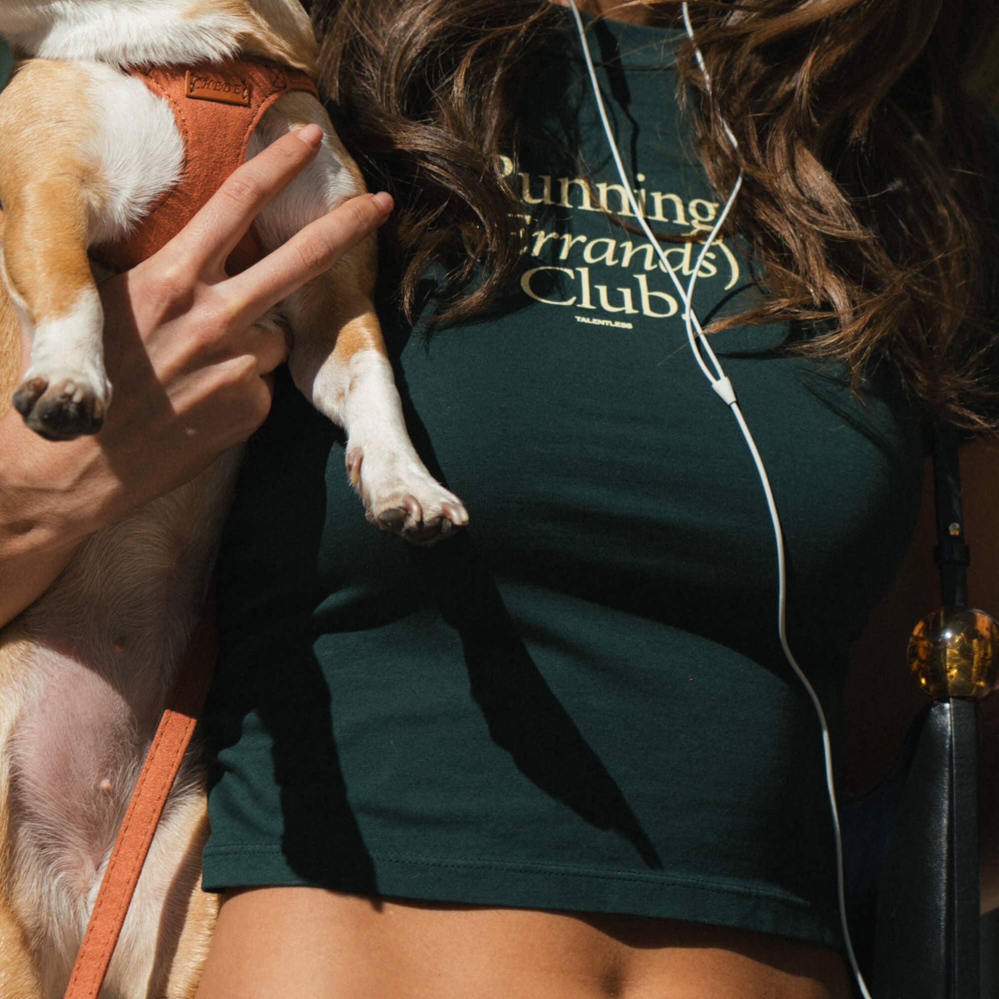 Running club baby tee