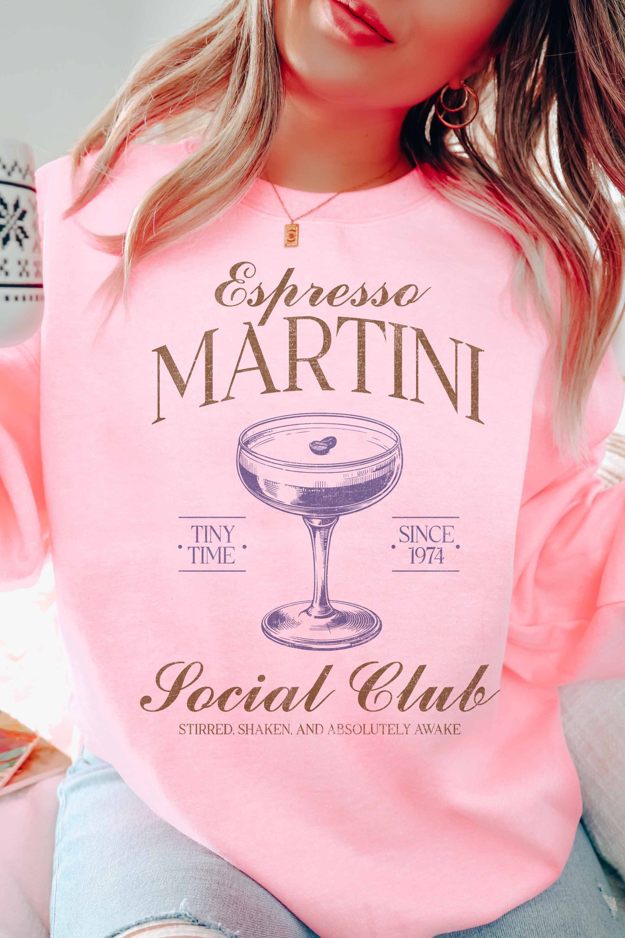 Espresso Martini Club Oversized Sweatshirt