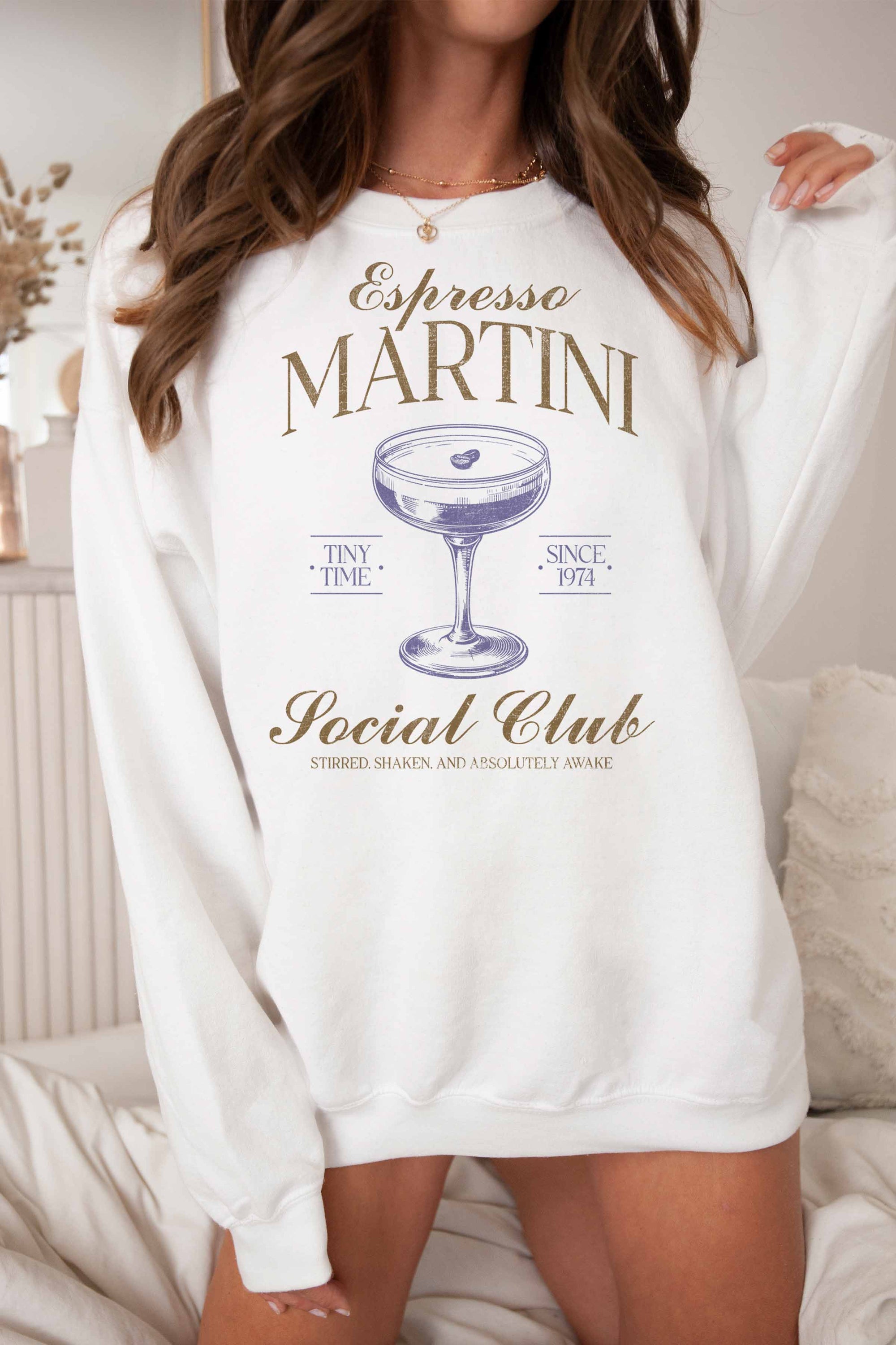 Espresso Martini Club Oversized Sweatshirt
