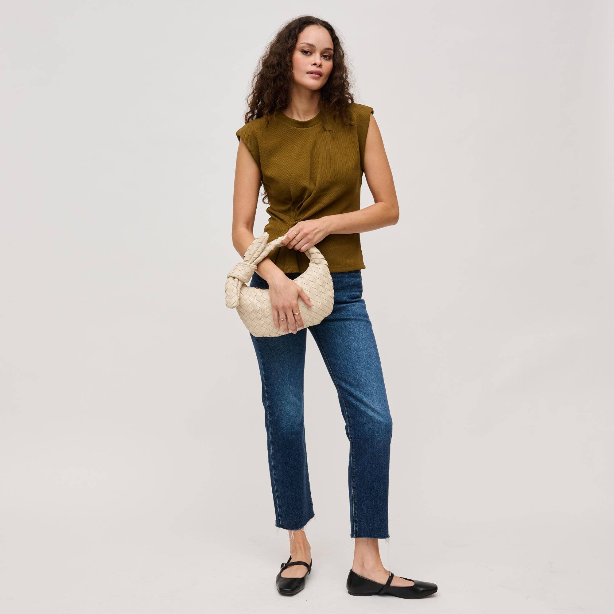 Lizbeth Woven Knot Clutch