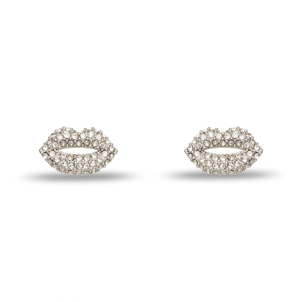 Marilyn Monroe Pave Studded Kiss Earrings