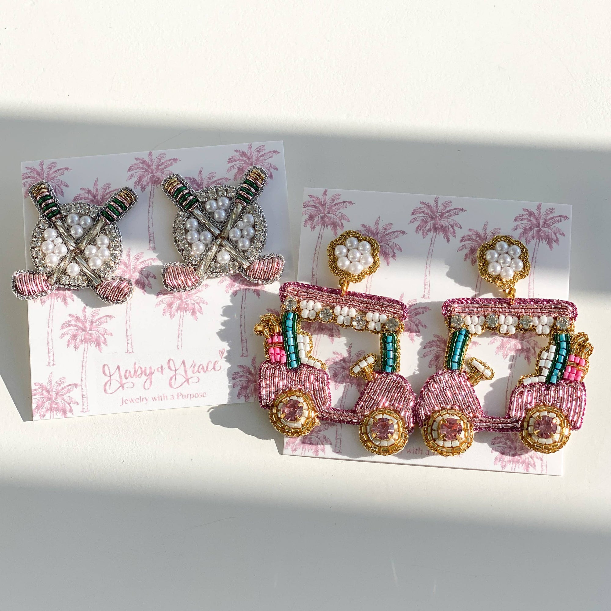 Golf Cart Earrings