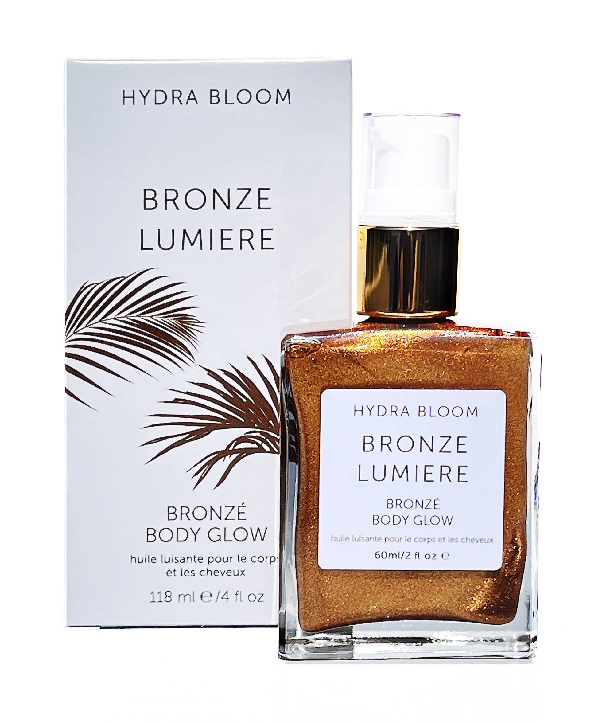 Bronze Shimmer Oil Lumiere  Body Glow 60ml| Summer Beach
