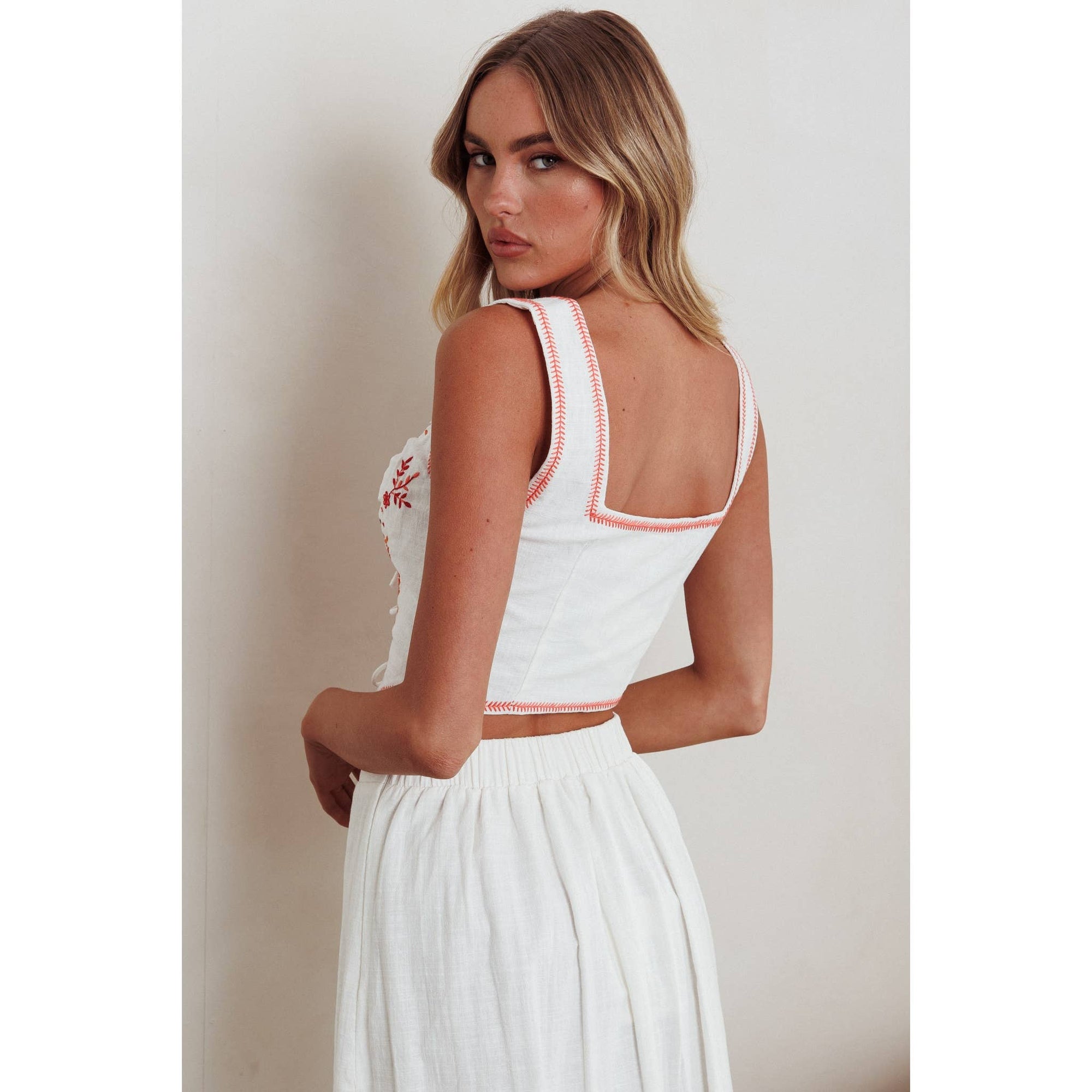 Tie Front Tank Top