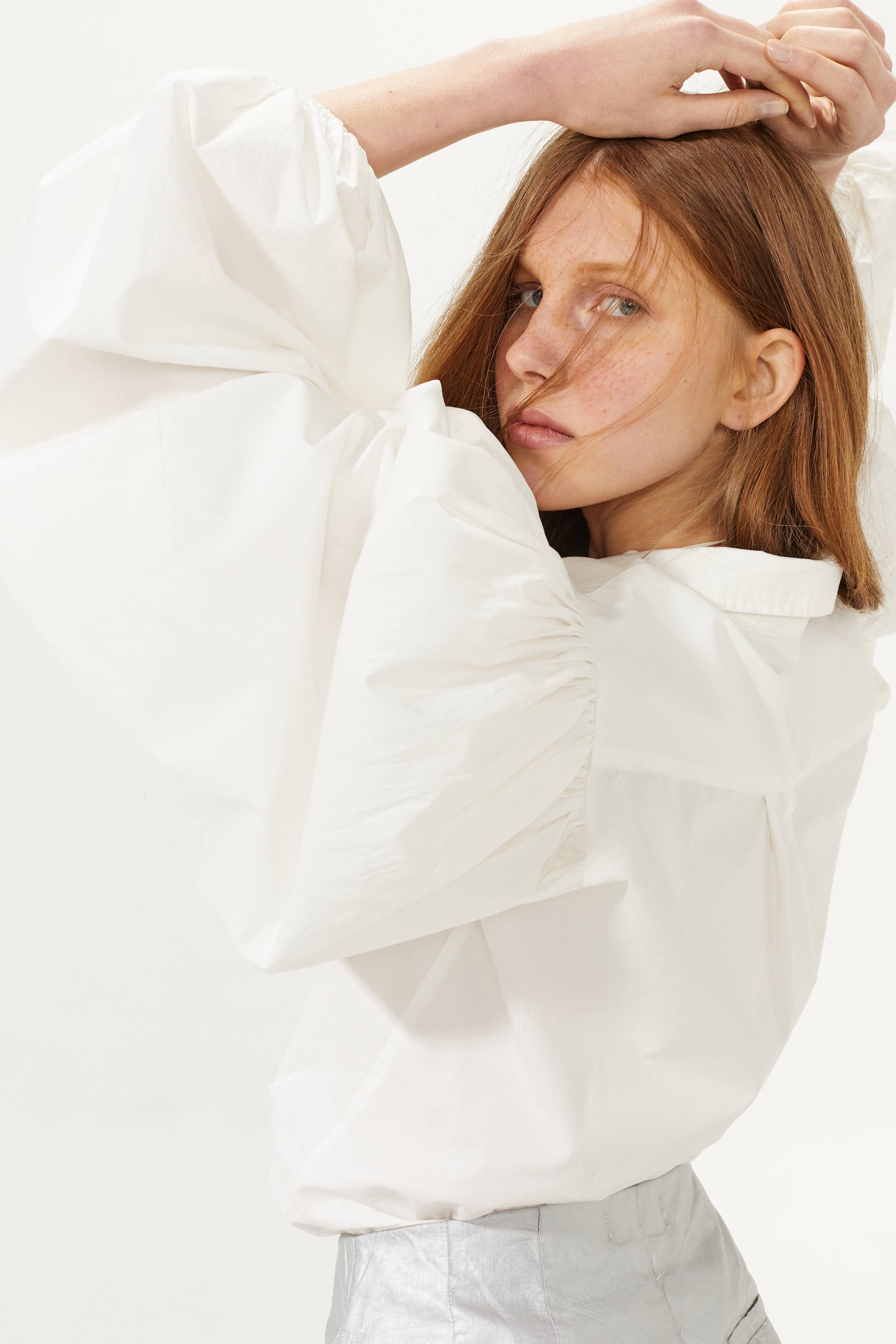 Samba Cotton Poplin Shirt - White