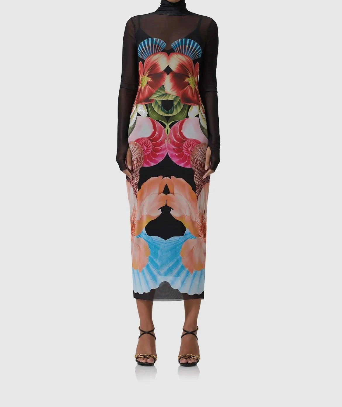 Shailene Dress - Hibiscus Shell