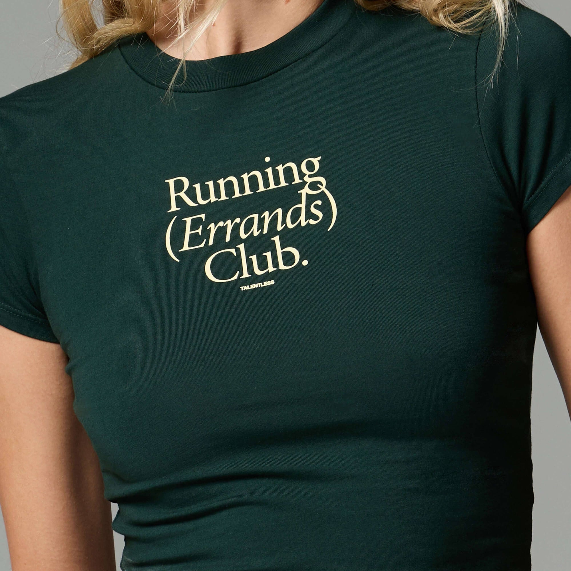 Running club baby tee