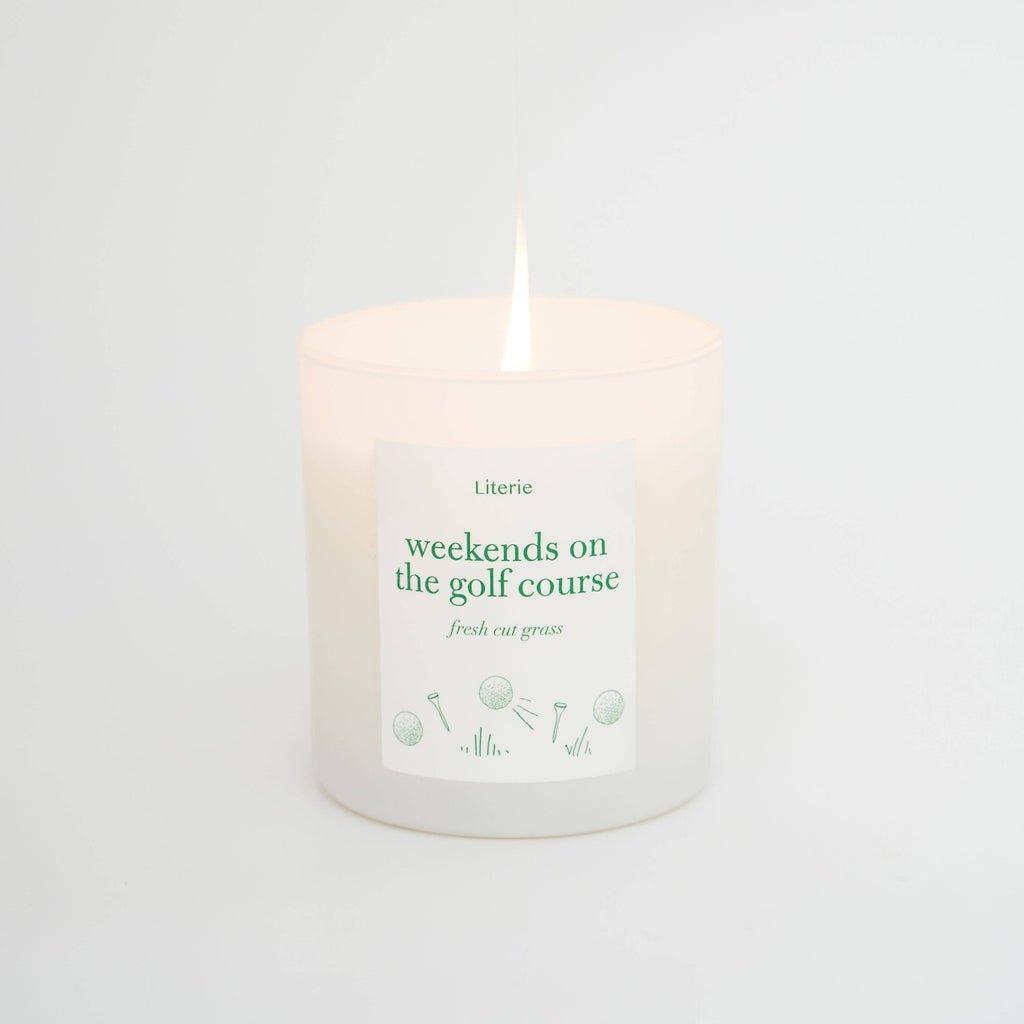 Weekends on the Golf Course Candle