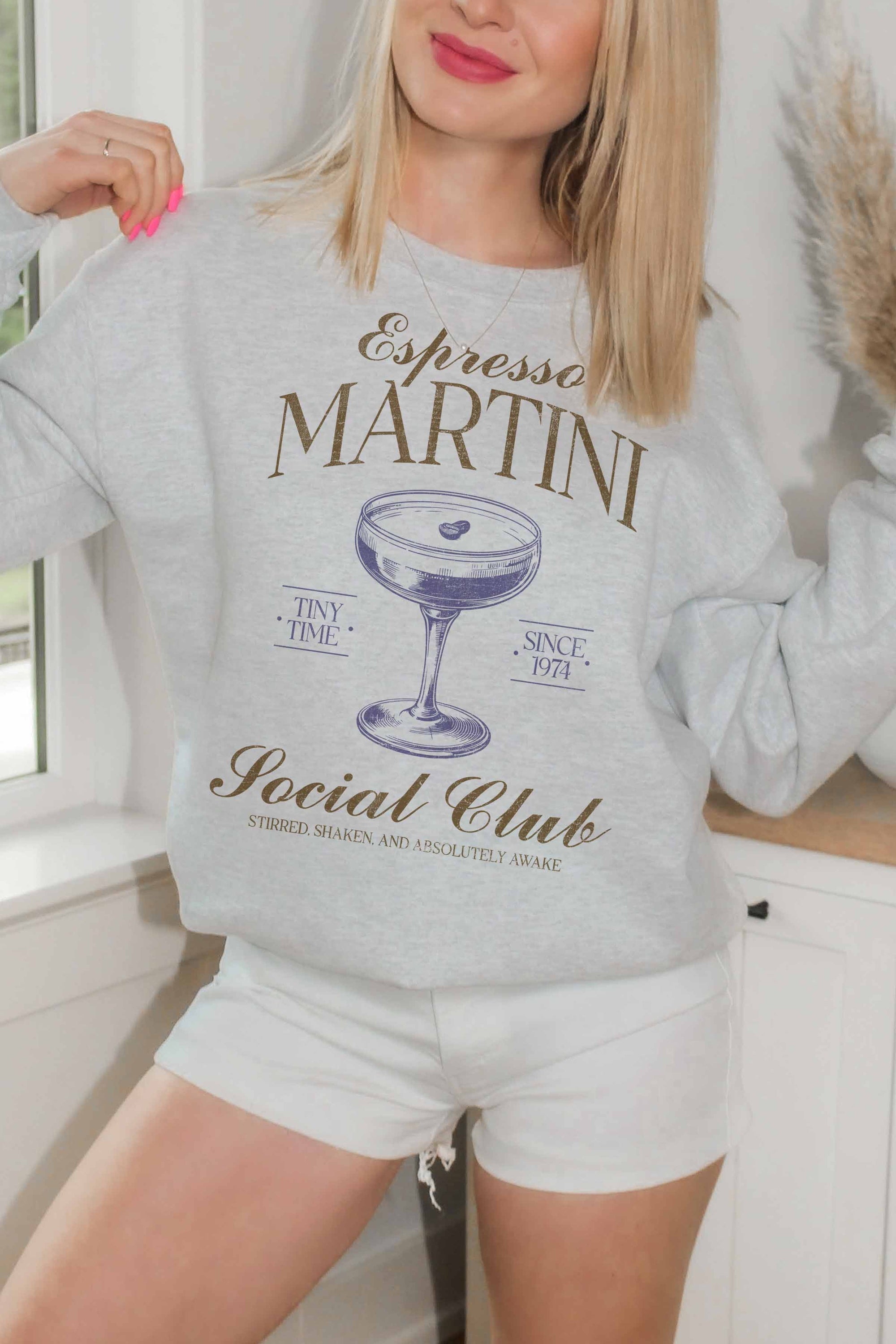 Espresso Martini Club Oversized Sweatshirt