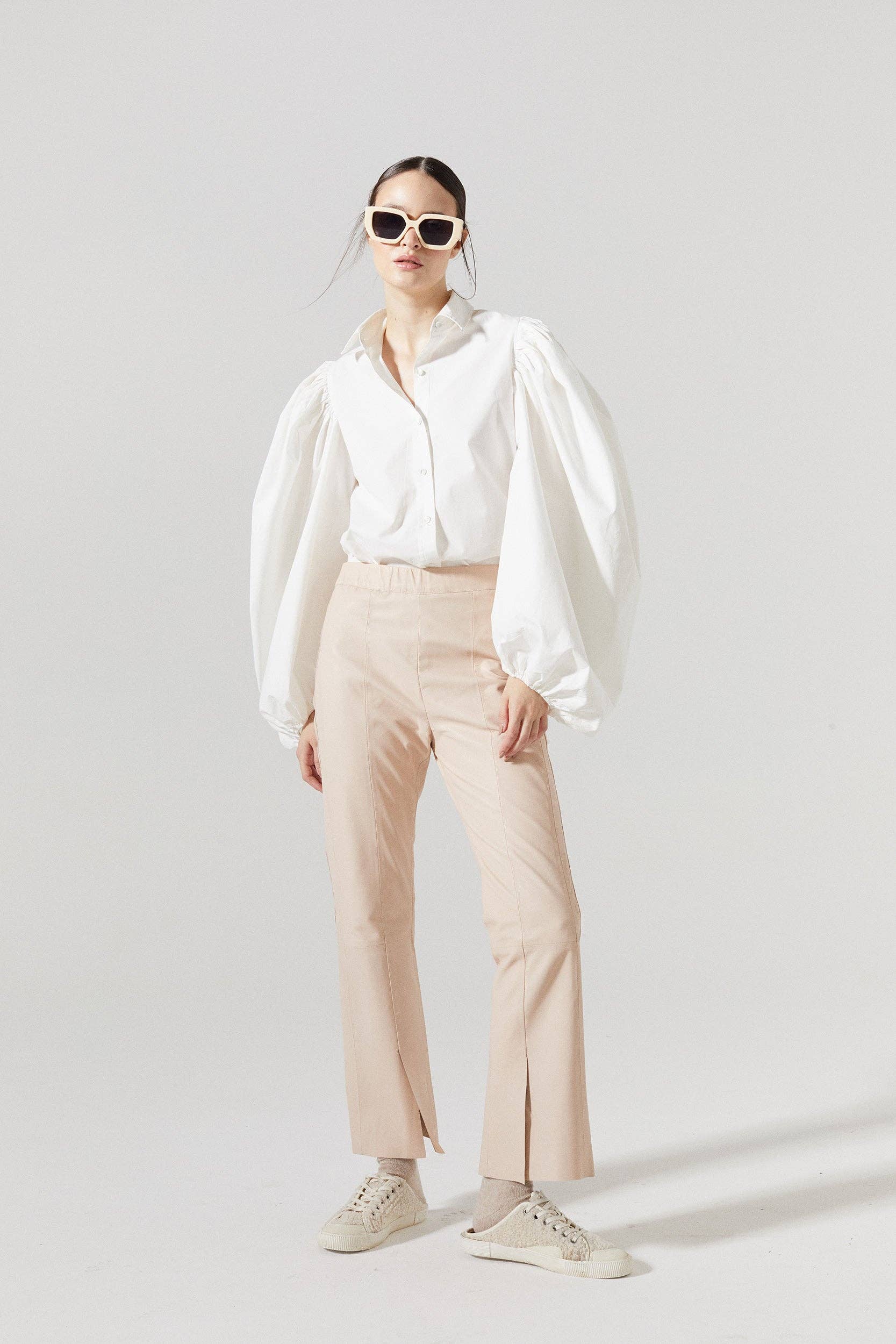 Samba Cotton Poplin Shirt - White