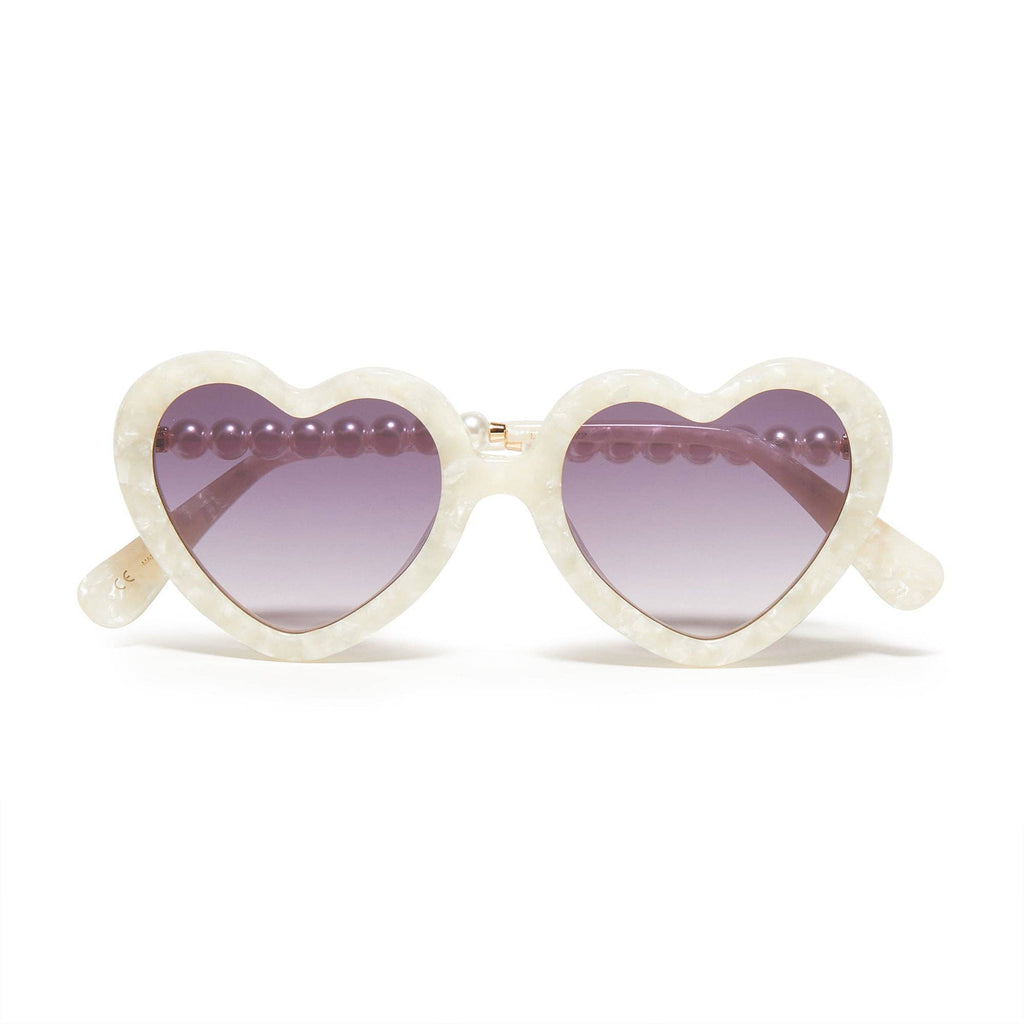 Mother of Pearl Sweetheart Sunglasses