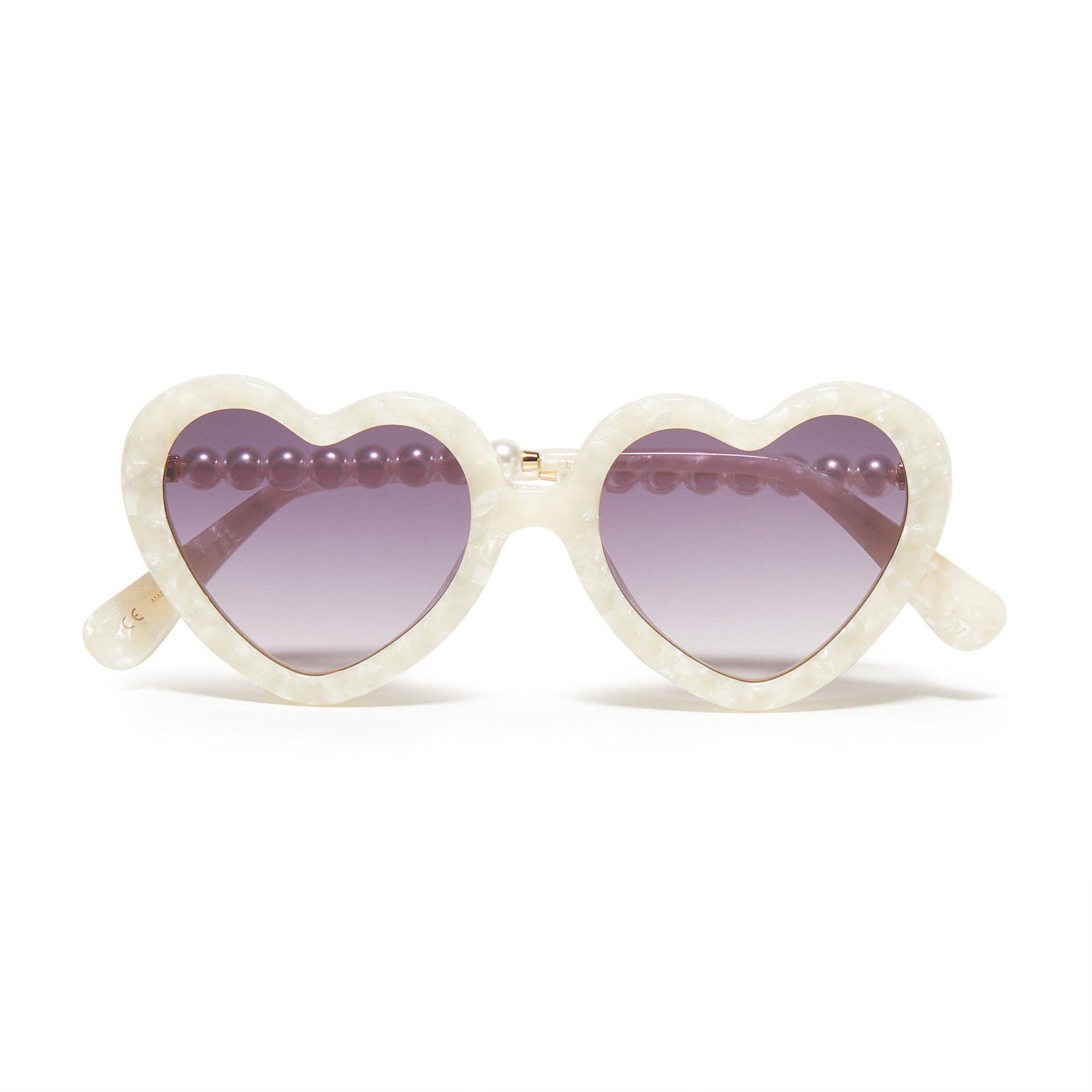 Mother of Pearl Sweetheart Sunglasses
