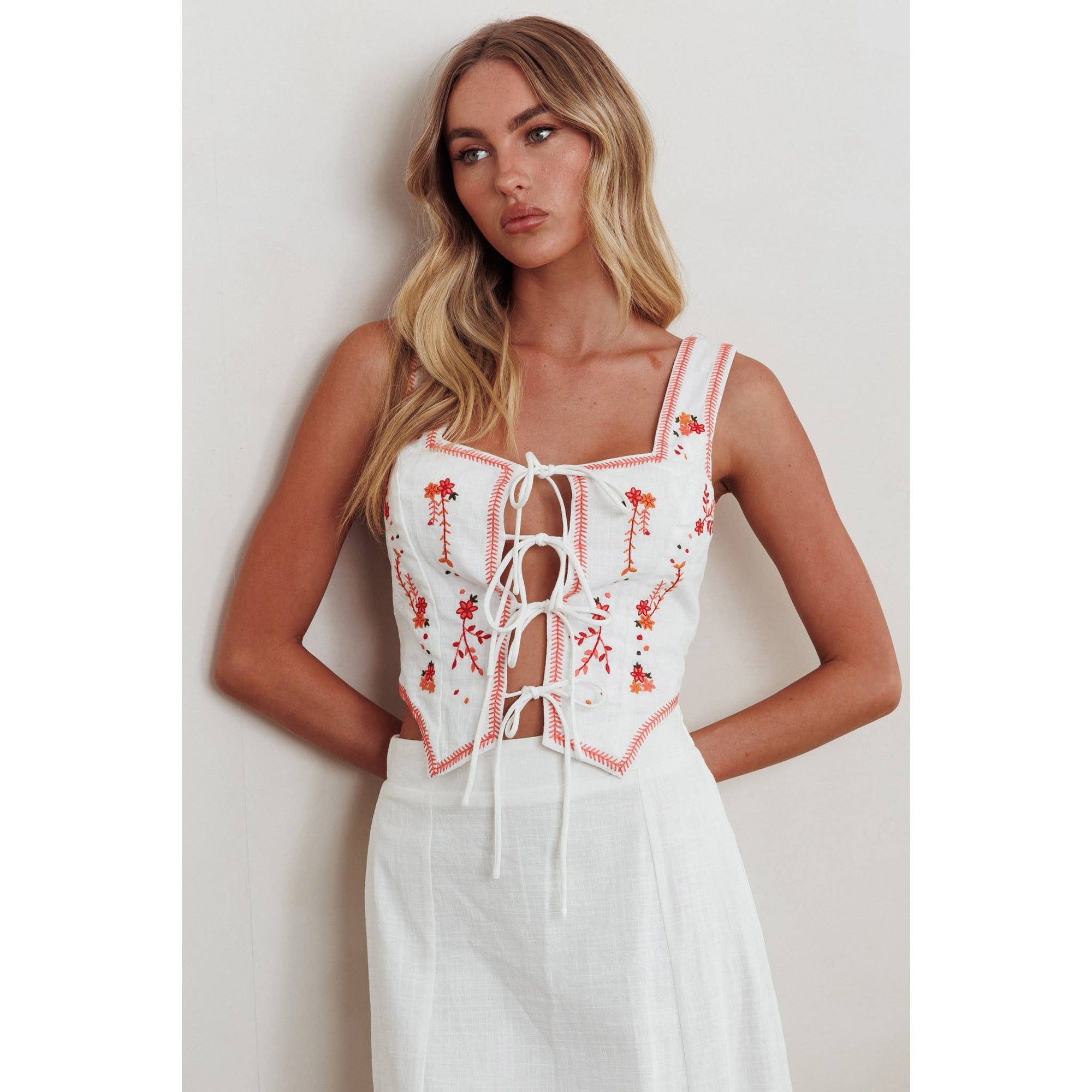 Tie Front Tank Top