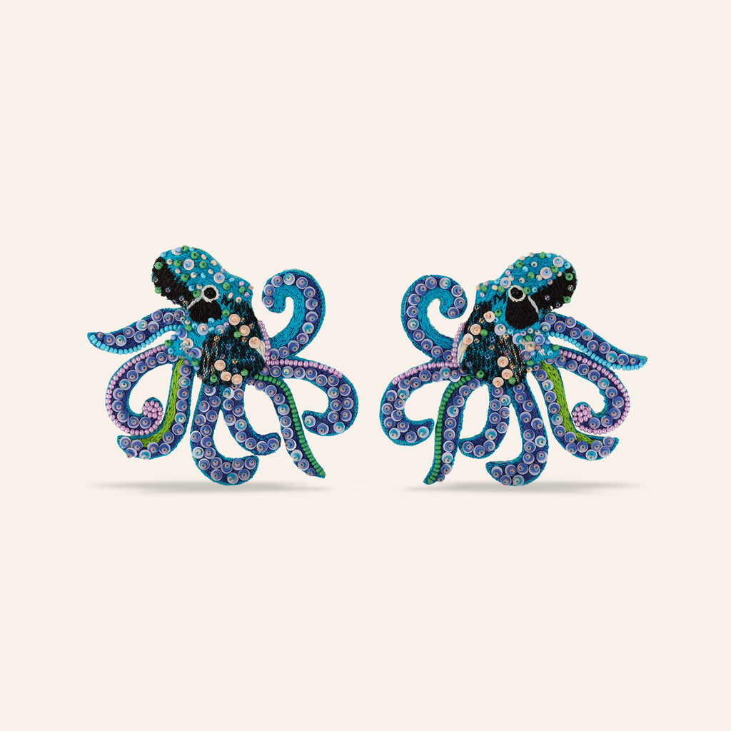 Luxe Pulpo Earrings