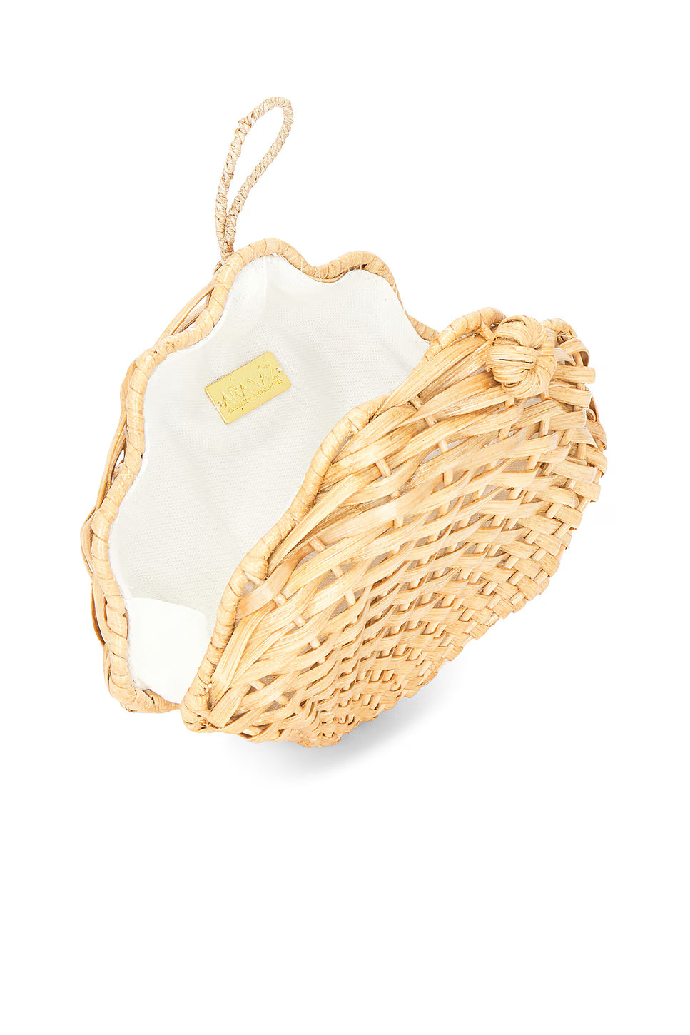 Oskola Wicker Clutch