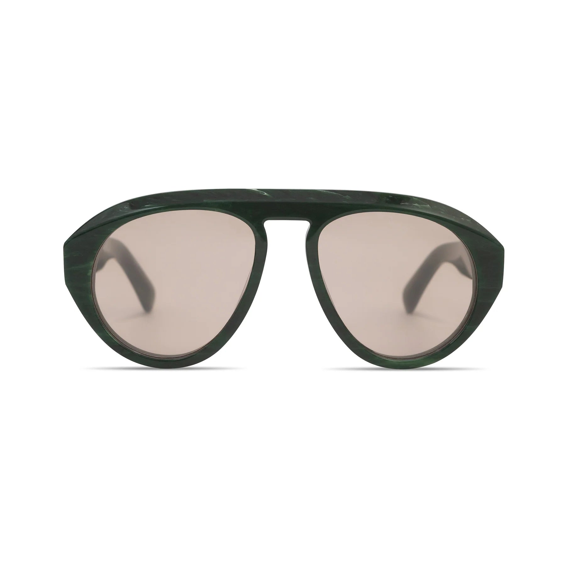 The Val Sunglasses in Green Tortoise